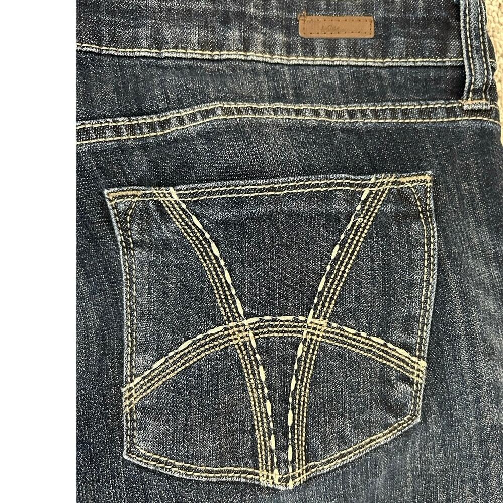 Kut from the Kloth Karen Baby KP697MC2 Dark Wash Boot Cut Jeans size 16 - Picture 4 of 7